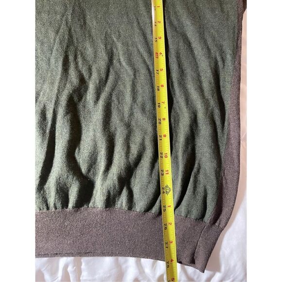 Joseph Abbound Mens V-Neck Sweater Forrest Green Large NWT - Picture 6 of 6
